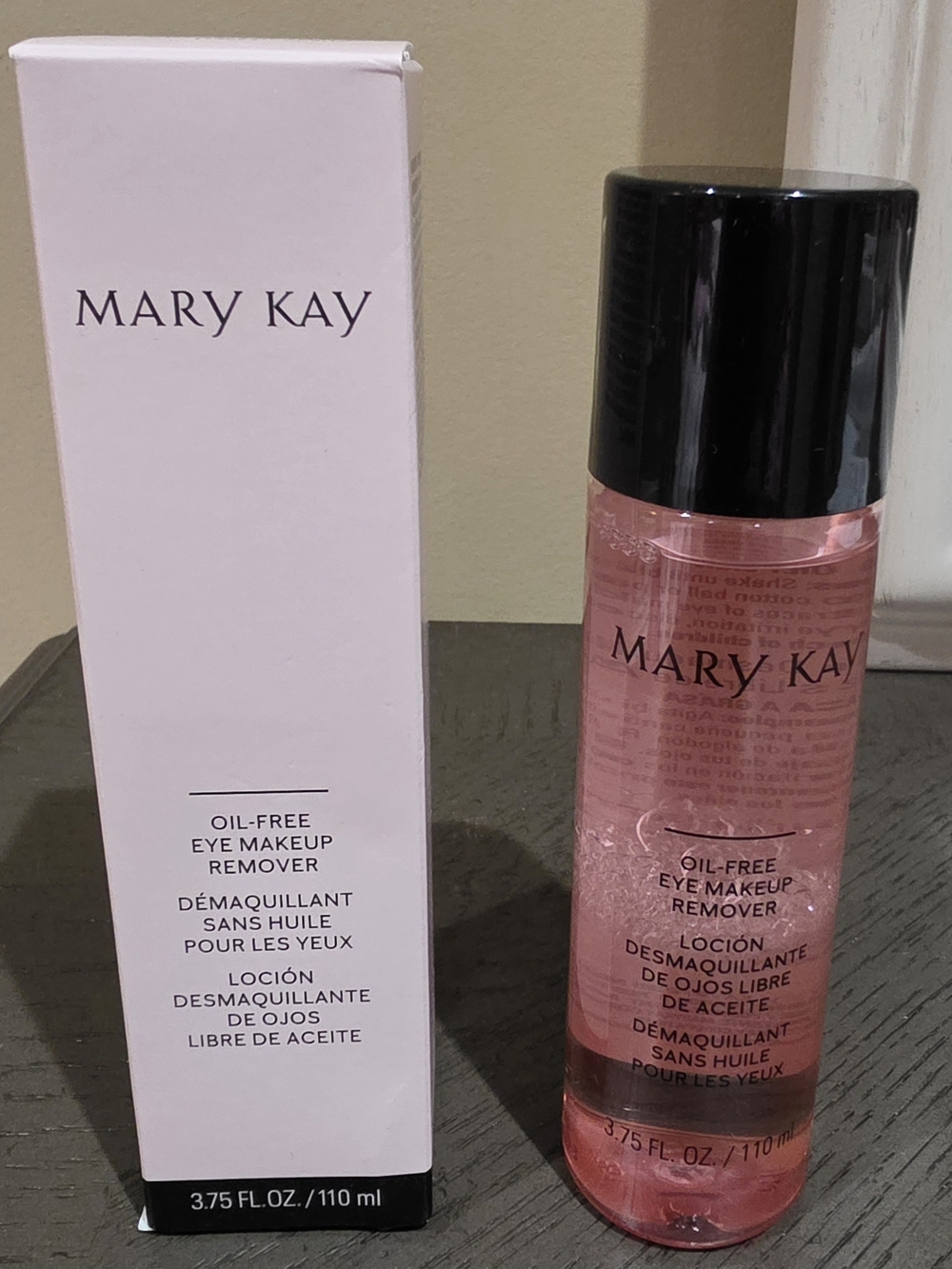 Mary Kay Oil-Free Eye Makeup Remover - Pink Bottle with Black Cap